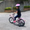 ダウン症児の成長日記　補助輪付き自転車